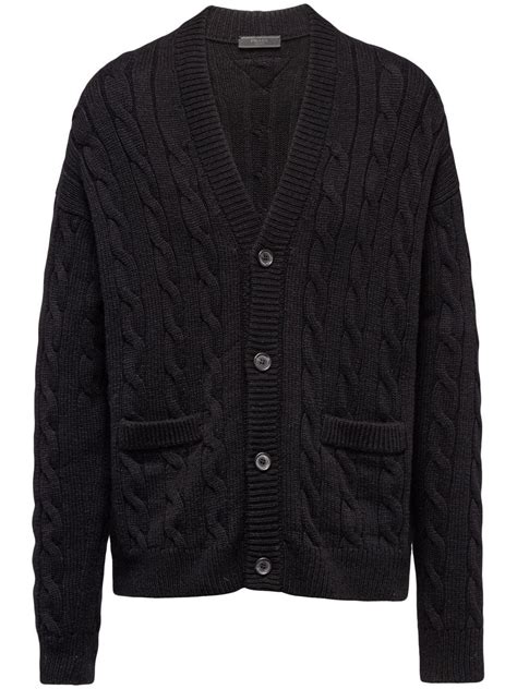 grey prada cardigan|Prada cardigans for women.